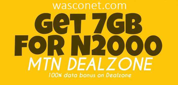 MTN 7gb for 2000 naira