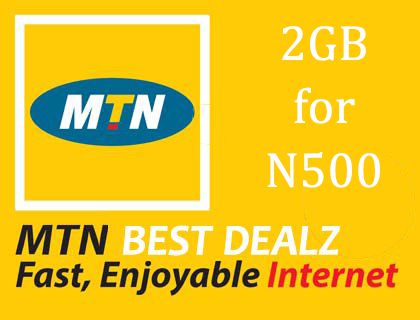 mtn 2gb data plna for 500 naira mtn-2gb-data-plan-for-500-naira